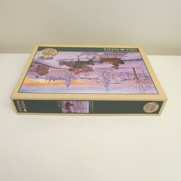 Vintage Cobble Hill Puzzle 1000 pieces, An Old-Fashioned Christmas - Picture 4 of 8